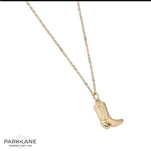 Park Lane Gold Howdy Cowboy Boot Necklace